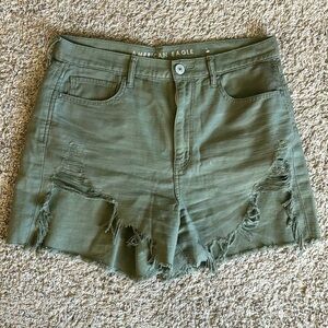 American Eagle Outfitters Olive Jean Shorts
